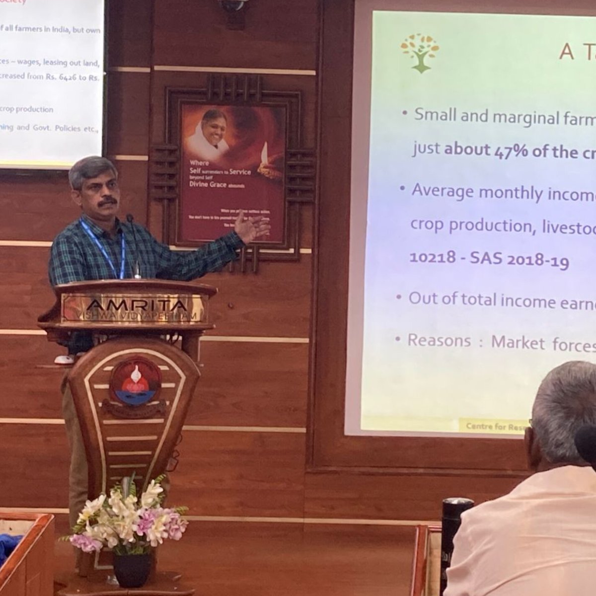 Delivered   talk on digi gadgets for small holders during the Indo French workshop 15-17 th Mar,2024  The event brought better insights and expects to bring iinter disciplinary collaborations.Greatful to Dr amit and CEFIPRA @AmritaUniversty @IFCPAR @amrita_of @AMRITAedu