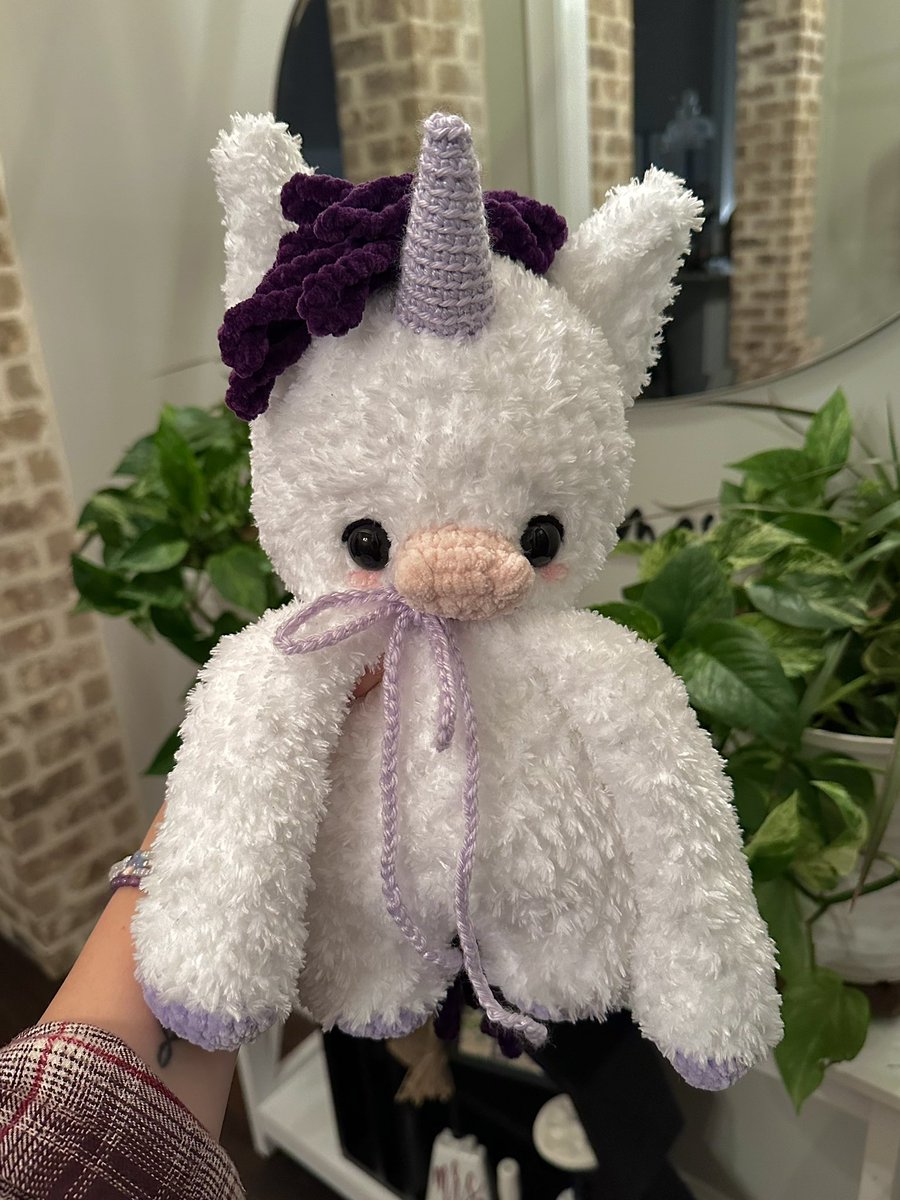 amethyst the unicorn is the last plushie for the drop✨🫶🏼