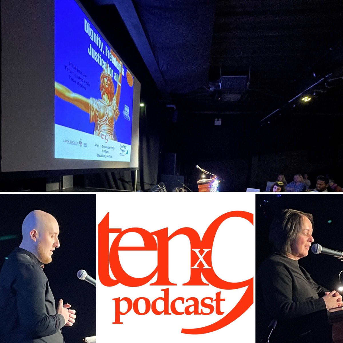 Bonus Pod - Ukraine out now. Two amazing stories of escape told in Dec 2023 in @BlackBoxBelfast as part of @NIHRF 👏 Thanks to Aleksander & Viktoriia. Listen at tenx9.com or usual #podcast places 🎧 #free #storytelling #UKRAINE