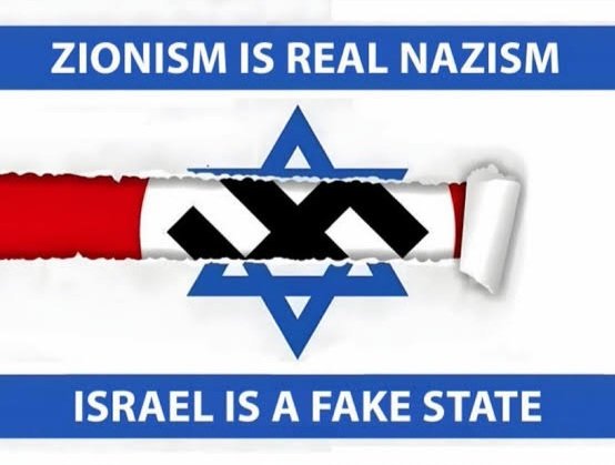 Israel is a Nazi state.

Israel is not a Jewish state.