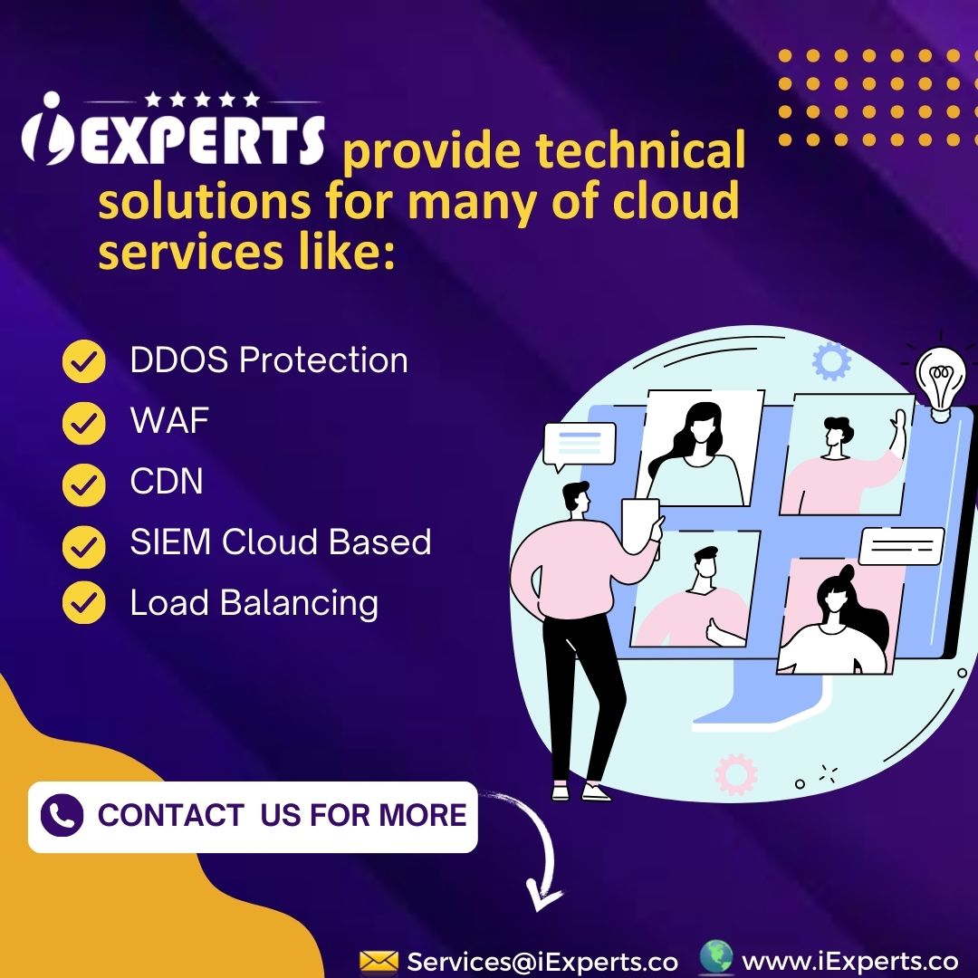 iExperts10's tweet photo. 🟪 Cloud Security Service 🟪

iExperts provide technical solutions for many cloud services like:
➡️ DDOS PROTECTION
➡️ WAF
➡️ CDN
➡️ SIEM Cloud Based
➡️ Load Balancing

For more information, visit our website:
https://t.co/GJtHK32y5b

#cybersecurity #infosec #phishing #DDOS #waf https://t.co/fY9tD49fIJ