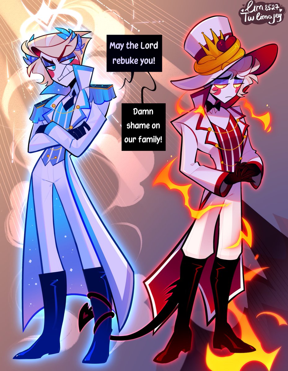 limajey25's tweet photo. #HazbinHotel #HazbinHotelLucifer #HazbinHotelFanart #HazbinHotelMichael https://t.co/HjSPCOGk6V