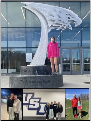 I want to thank Coach Eric for the official visit! I enjoyed learning about @usiwsoc, getting to know you and the team, learning more about Southern Indiana and watching you play. I want to thank Greta, Kerigan, Eva, Reece and Millie for being great hosts! #ScreamingEagles @ECNL