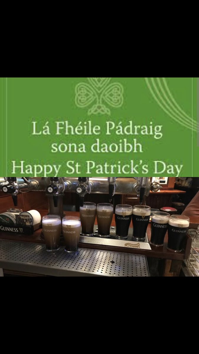 ☘️☘️☘️ Wishing all of our customers a very Happy St Patrick's Day. Why not call in after the parade and sample some of our great pints of Guinness ☘️☘️☘️