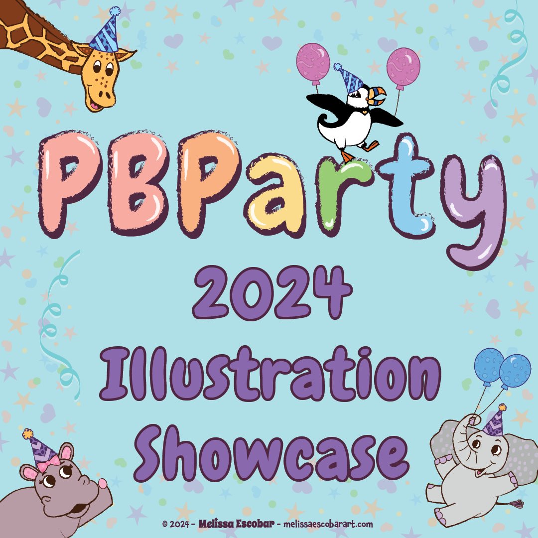 I’m so excited to share that I am a part of the #pbparty illustration showcase! Thank you to my CPs for all of your help and to @MindyAlyseWeiss and the other judges- I know there were a lot of amazing entries to go through. Congrats to all of the finalists!🎉 #kidlit #kidlitart