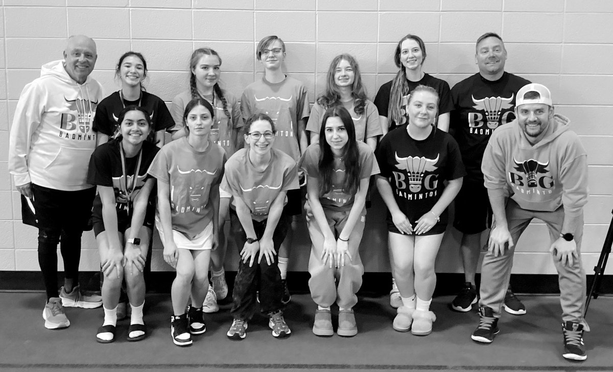 BG Badminton 2nd as a team at Lucky Clover Invite!
Anna, Monse, Jocelyn, Kat, Angelina, Jordana and Nastiya grab the Leprechaun’s Gold! Sofiya, Miranda and Zosia bring home Silver. Natalia, Olesia, Onyx and Maahi bring home bronze. 
Knucks Up Bison Badminton!