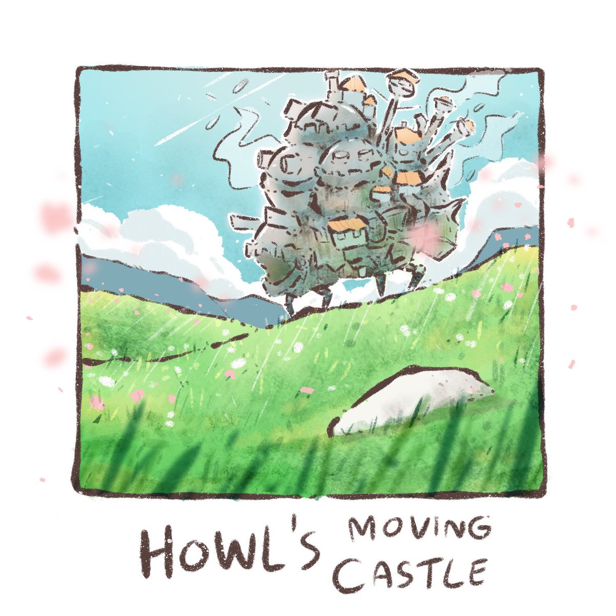 Howl’s Moving Castle #studioghibli #ghibli #fanart #illustration