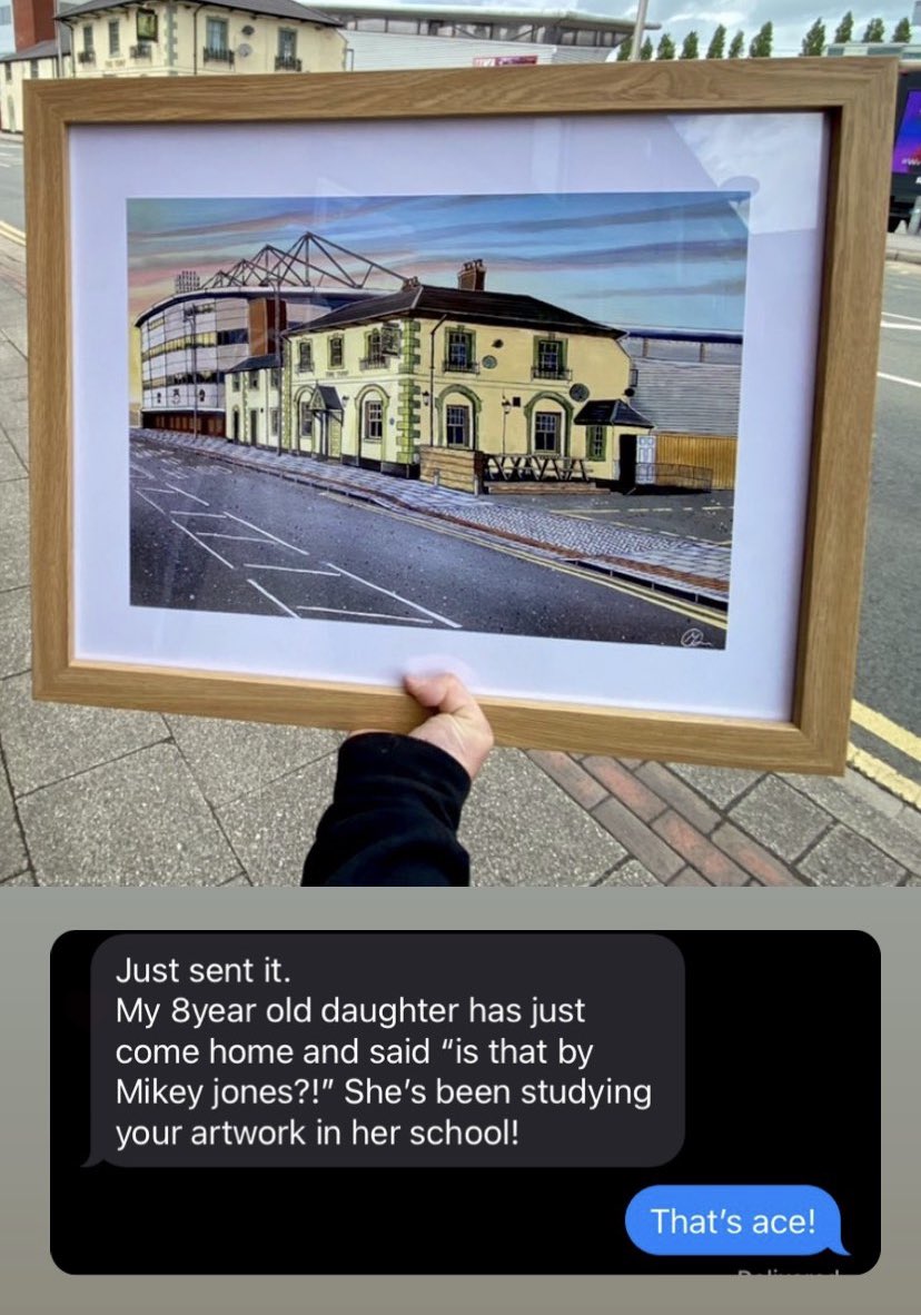 Lovely to hear that local schools are studying my art 🥰 #Wrexham #Wales #Cymru #Wrecsam