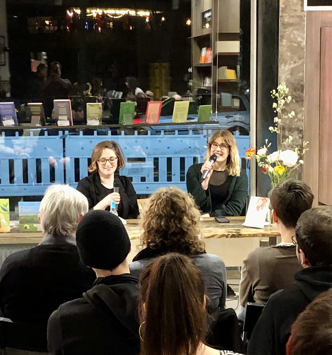 verbrecherei's tweet photo. So war es gestern bei Buchpremiere des Romans„Phytopia Plus“ mit Zara Zerbe / @Ms_Winterbottom im „ocelot, not just another bookstore“, Alyssa Fenner moderierte.
Morgen liest Zerbe in Flensburg: https://t.co/sEhnjFYFCh
Zum Roman: https://t.co/hGIY6Tv4aD
#verbrecherei #zarazerbe https://t.co/xOxgKVbmce