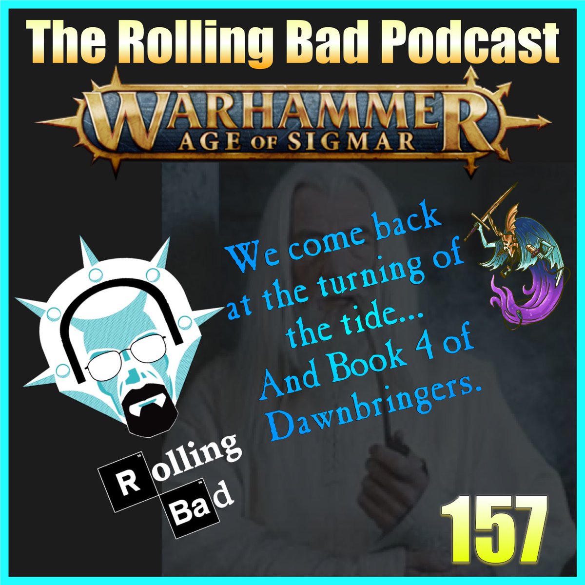 billcastello's tweet photo. The Hiatus is over, we come back at the turning of the tide :).  Episode 157 is out now, with a new format.  We do some catch-up and look at Book 4 of the dawnbringer series... https://t.co/t6ZEPBB4CQ