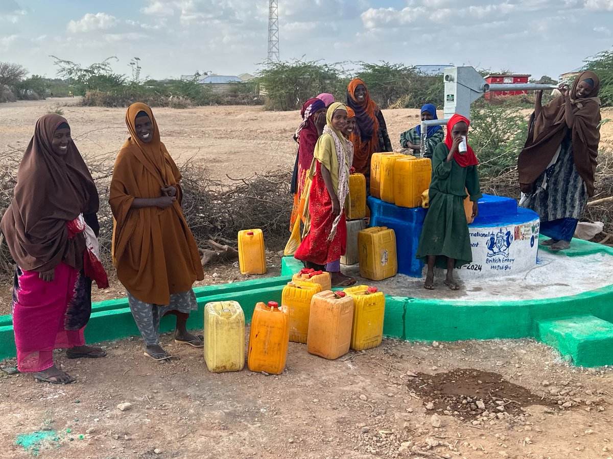 Building resilient communities in #Somalia! Through BRCIS III, @ACFsomaliaCD rehabilitated water points destroyed by El Niño in #Bakool, providing sustainable safe drinking water to 1600 people in #Hudur & #Elbarde. Empowering communities with clean water access. 🙏 @FCDOGovUK