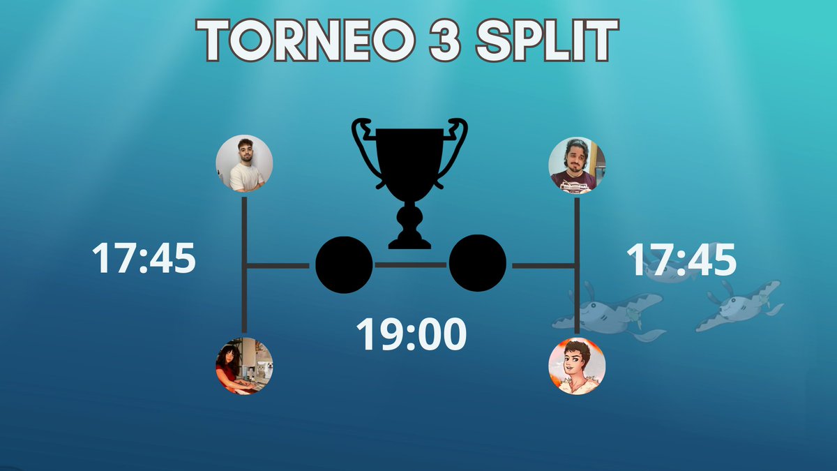 🌊GRAN FINAL DEL TERCER SPLIT🌊

Ericlostie, Ecoken, Orsame y Galindo jugarán por ganar el torneo y obtener la carta del tercer split!

Predicciones? 🤔🤔🤔