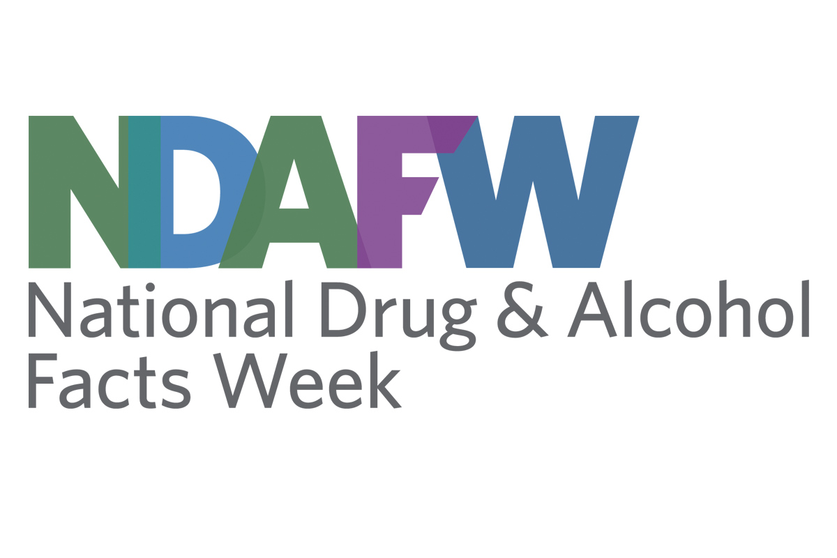 'National Drug and Alcohol Facts Week (NDAFW) helps share facts about drugs, alcohol, and addiction in your community. NDAFW is an annual, week-long health observance that inspires dialogue about the science of drug use and addiction among youth.'
#NationalDrugandAlcoholFactsWeek