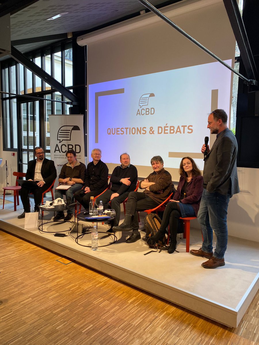 AssoACBD's tweet photo. Après notre assemblée annuelle le 16 mars, Laurent Gianati prend la présidence de l’ACBD. Au bureau Loraine Adam (vice-présidente), Benoît Cassel (secrétaire général), Yaneck Chareyre (secrétaire adjoint) et 3 nouveaux : Marine Lannot, Daniel Muraz (trésorier) et Frédéric Michel https://t.co/TEWyKiyaLE