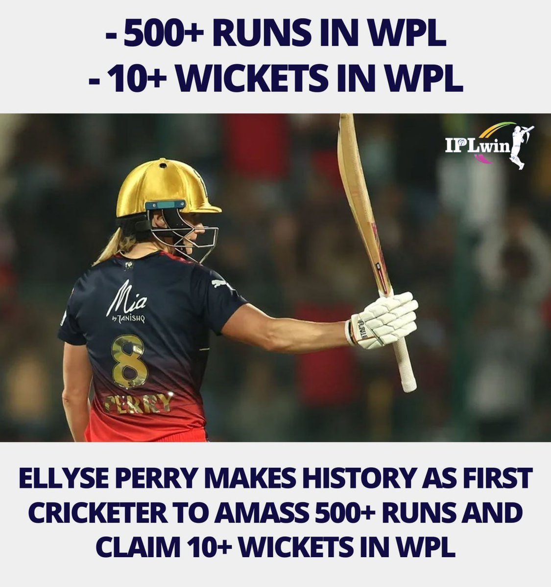 tyler214199's tweet photo. Just GOAT things from Ellyse Perry!

For more information:+44 7397 808170
#IPL #Indiancricketteam #SportIndia #cricket #Money #Moneygame #rummy #Revenuegame #IPLwin #iplwin https://t.co/eBXQXsEw8s