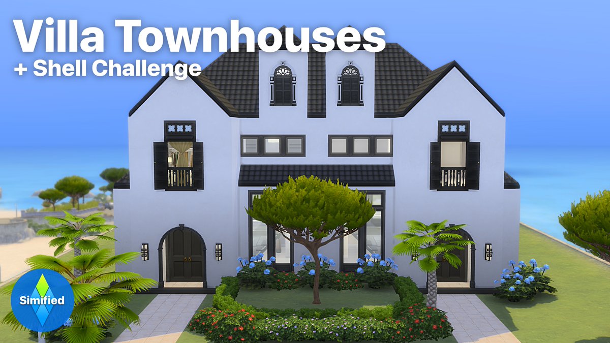 TheSimifiedYT's tweet photo. Villa Townhouses is a two unit rental property with break-taking views located in the hilltops of Tartosa.
Take part in this monthโs shell challenge! ๐
Build Video: https://t.co/bIlaV8XE6g
EA ID: TheSimified
#TheSims4 #ShowUsYourBuilds #Sims4 #SimsCreatorsCom
@TheSims https://t.co/l9iQY6SKZB