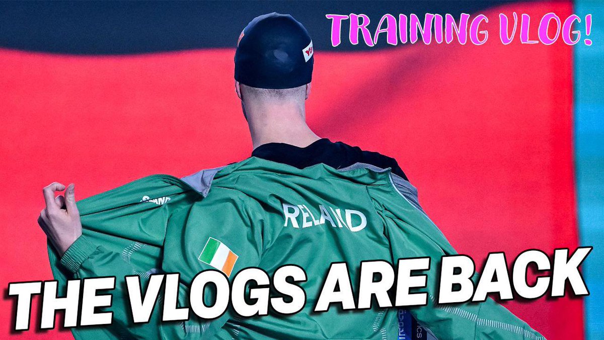 New video out now . We are starting back the weekly vlogs and this week it’s my first week back training after the world championships . youtu.be/ayENERzH1R8?si… @swimireland @sportireland @PTSBIreland @FINISswim @derrymcveigh @SilverHatchSP @wiffen_nathan @jwwrok @TeamIreland