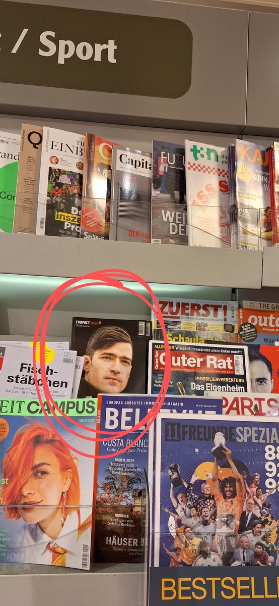 tirgseliachim's tweet photo. @DeGlobus Normal, dass im Zeitschriftenregal im Globus #Gera dieses als rechtsextrem eingestufte #Schmierblatt zu finden ist? Lässt tief blicken oder Zufall? Erklärung? https://t.co/7MTYAmjtvO