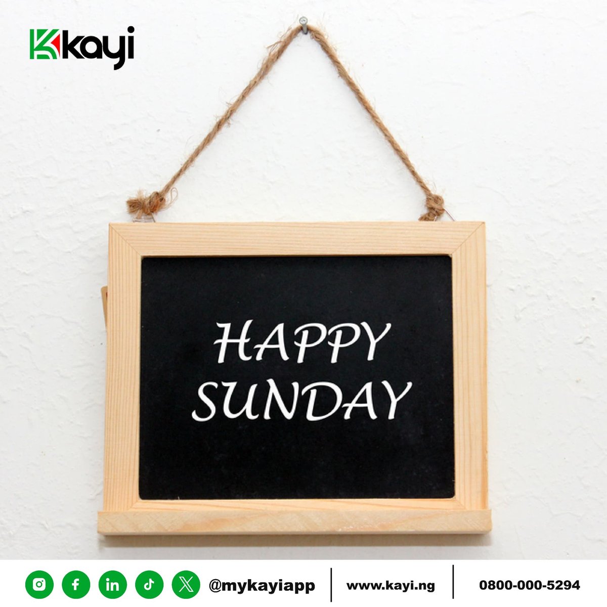 mykayiapp's tweet photo. Happy Sunday kayi fam! Wishing you a joyful Sunday filled with smart saving, easy transactions, and financial freedom! โ๏ธ๐ฐ
#HappySunday #FintechHappiness #SunnySavings #WeekendWealth
#Mykayiapp
#Kayiway
#Digitalbanking https://t.co/RayDmUSKeD