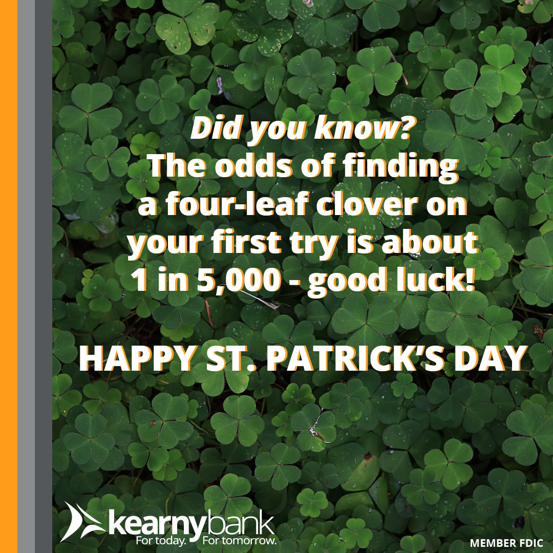 May your day be filled with luck and happiness – Happy St. Patrick’s Day