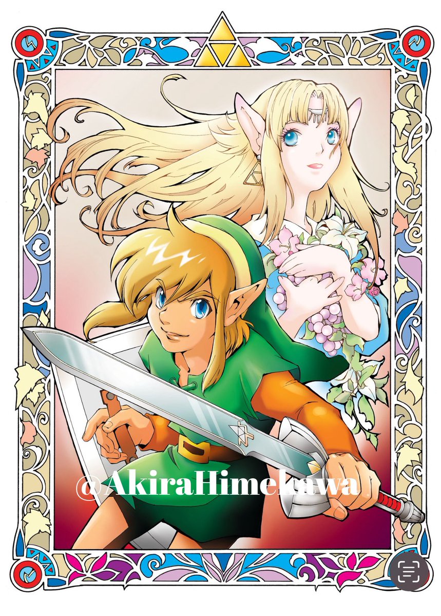 AkiraHimekawa's tweet photo. ゼルダの伝説〜神々のトライフォース
クリアファイルイラスト(2004)
#Zelda https://t.co/CKcB1wd2zW