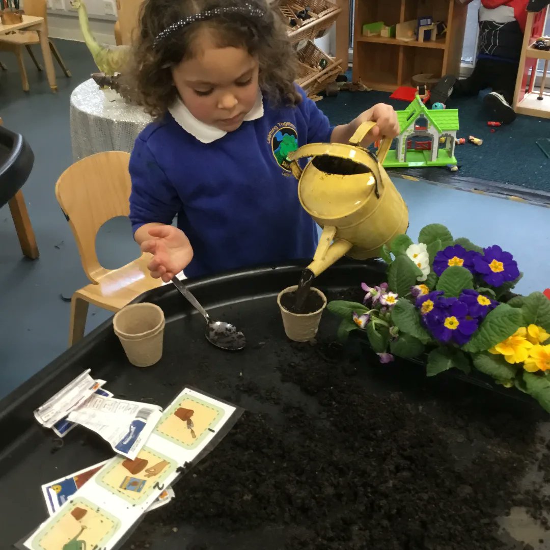 Smallwoodschool's tweet photo. Last week, Nursery has been a buzz with excitement. As we dived into the wonderful world of mini-beasts! As bees feast on the nectar from flowers, our nursery children have been buzzing with activity, planting flowers to help our bees! 

#nature #helpthebees #minibeasts #eyfs https://t.co/sZrAvUeP6q