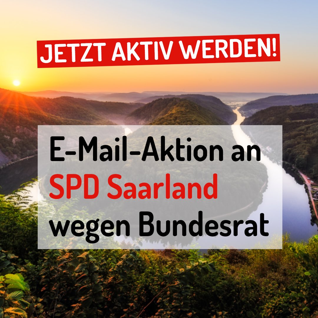 Die nächsten zwei Emailaktionen sind am Start. 

Eine an die <a href="/SPD_Saar/">Saar SPD</a> <a href="/SPDFraktionSaar/">SPD-Fraktion Saar</a>. #Saarland

Und eine an die @gruenebbg <a href="/GrueneLTBB/">Fraktion Bündnis 90/Die Grünen Brandenburg</a>. #Brandenburg. 

Bitte alle mitmachen! ➡️ hanfverband.de/mailkampagne-v…