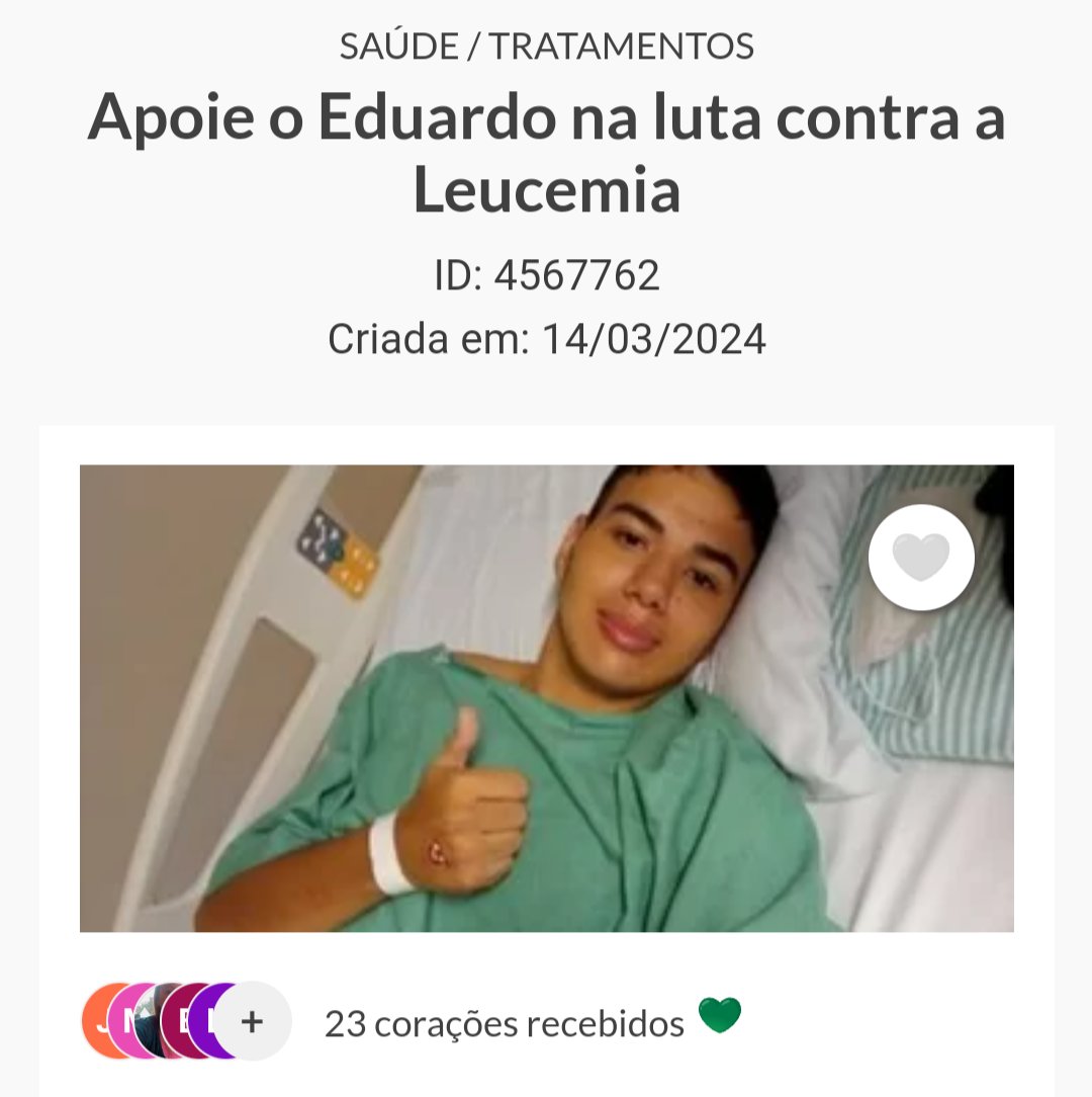 Marborges01's tweet photo. Gente, esse é o Dudu, primo da minha esposa, ele precisa de ajuda na luta contra a Leucemia.
https://t.co/bU4PzsKEZ4
Qualquer valor é bem vindo...
Fiquem com Deus...

@LucasCollar 
@SCInternacional 
@InterDD 
@Infernodestino 
@Alexandre_Ernst 
@mateustrindade 
@RevistaColorada https://t.co/Gv5oNxLVPP