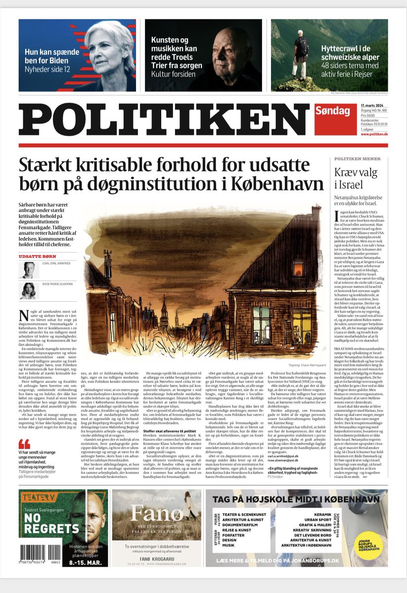 Omsorgssvigt af drenge og piger, børn på stoffer, våben på værelserne og en uprofessionel ledelse - advarslerne fra medarbejdere på Fensmarkgade i København har stået i kø.

Sammen med <a href="/CarlEmilArnfred/">Carl Emil Arnfred</a> 

politiken.dk/del/43vDTRACia…