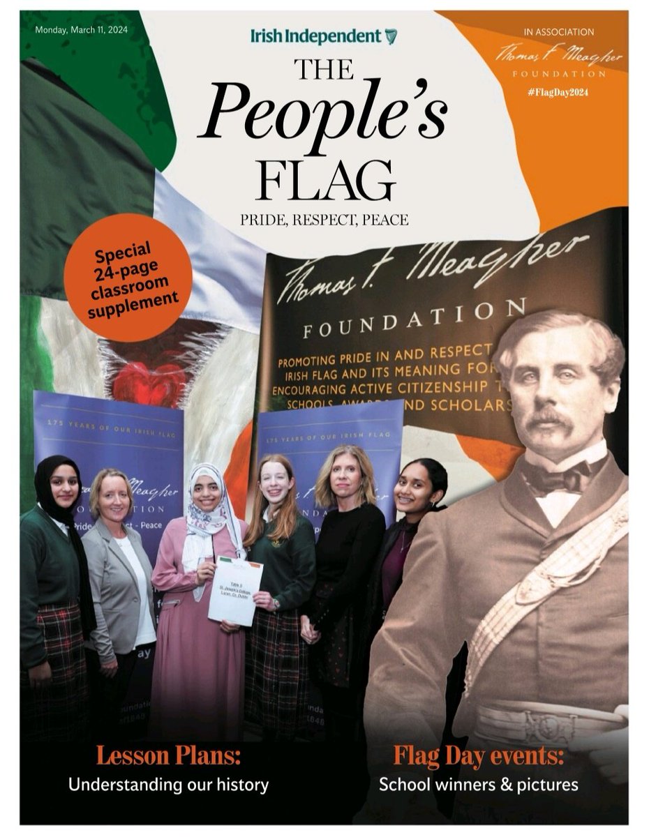 St. Mary's Secondary School, Baldoyle (@news_st_marys_b) on Twitter photo We were delighted to raise the Irish Flag on Friday in conjunction with the Thomas F. Meagher Foundation which promotes the message of the Irish Flag
#pride
#Respect
#Peace
#Community
<a href="/NAPD_IE/">NAPD</a>
<a href="/GaisceAward/">Gaisce - The President's Award</a>
<a href="/tfmf1848/">Thomas F Meagher Foundation</a>
#FlagDay2024 ☘️🍀🇮🇪
Lá Fhéile Pádraig sona daoibh go léir ☘️☘️ We were delighted to raise the Irish Flag on Friday in conjunction with the Thomas F. Meagher Foundation which promotes the message of the Irish Flag
#pride
#Respect
#Peace
#Community
<a href="/NAPD_IE/">NAPD</a>
<a href="/GaisceAward/">Gaisce - The President's Award</a>
<a href="/tfmf1848/">Thomas F Meagher Foundation</a>
#FlagDay2024 ☘️🍀🇮🇪
Lá Fhéile Pádraig sona daoibh go léir ☘️☘️