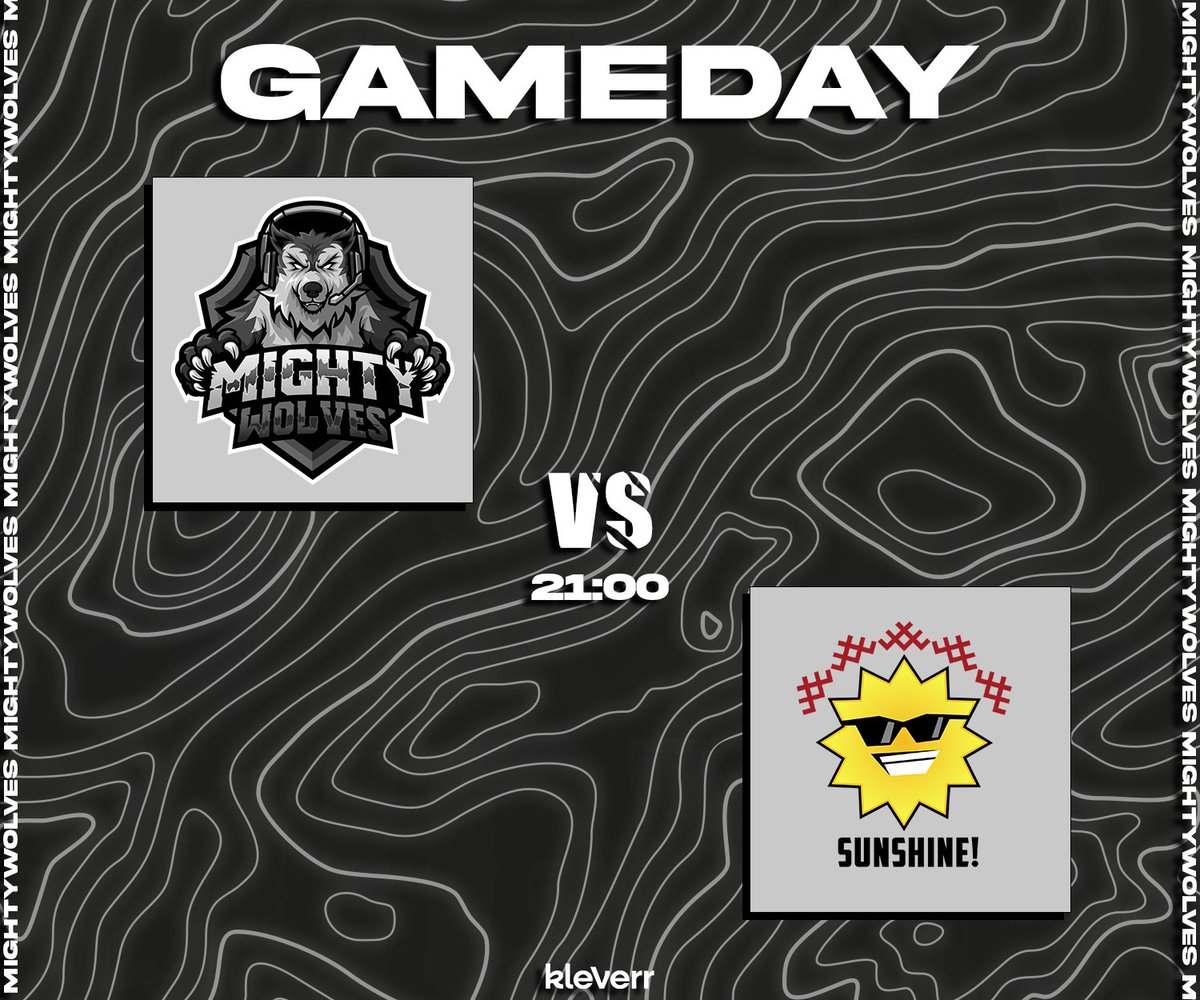 MightyWolvesEsp's tweet photo. 🔥Gameday🔥  

@kleverrlv virslīgas sezonas turpinājums ar spēli pret sunshine!

📷Tiekamies 21:00 https://t.co/a6X5TNNG6m !

#MightyWolves #MightyWin https://t.co/6nzx5TBn0g