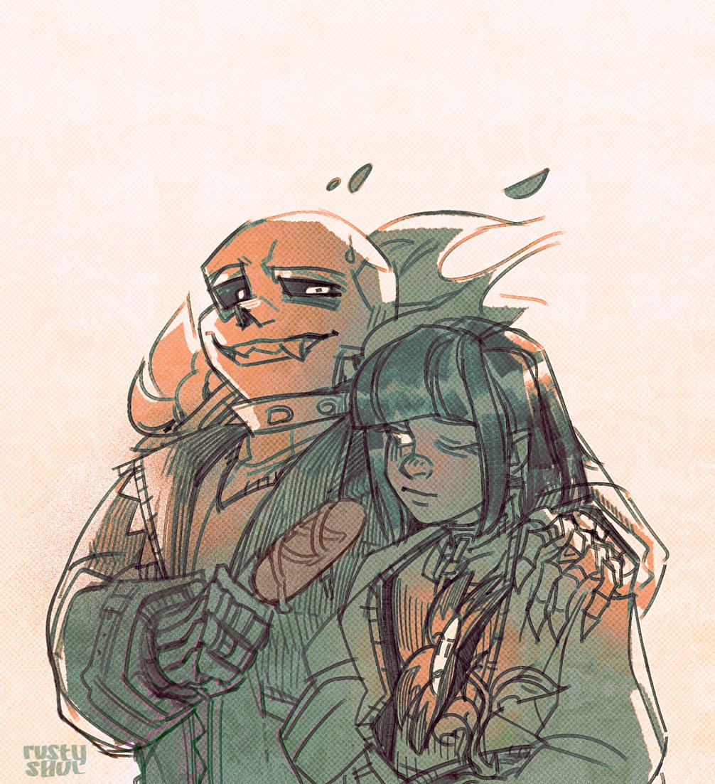rustys0ul's tweet photo. I like to think they both have common love for corn dogs
#UnderFell #fellsans #fellfrisk https://t.co/0CiCky4wg4