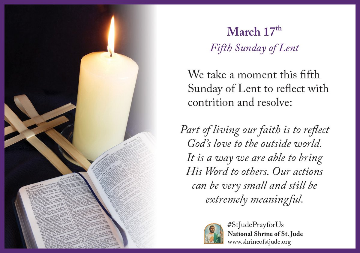 Lent Meditations - March 17, 2024

YouTube Video: bit.ly/lent3-17-24
Lent Meditations: bit.ly/lentmeditations

-

#lent #reflect #faith #stjude #saintjude #reflection #catholic #meditation #pray #prayer #StJudePrayForUs #catholicfaith #praying #thankful #March #ash #dust