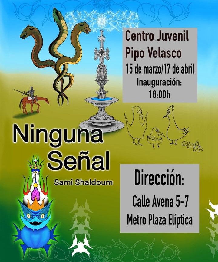 YungAnubis_'s tweet photo. Hasta el 17 de abril Expo!!! Venirse que está muy guay 👻 https://t.co/t8lFriLe2o