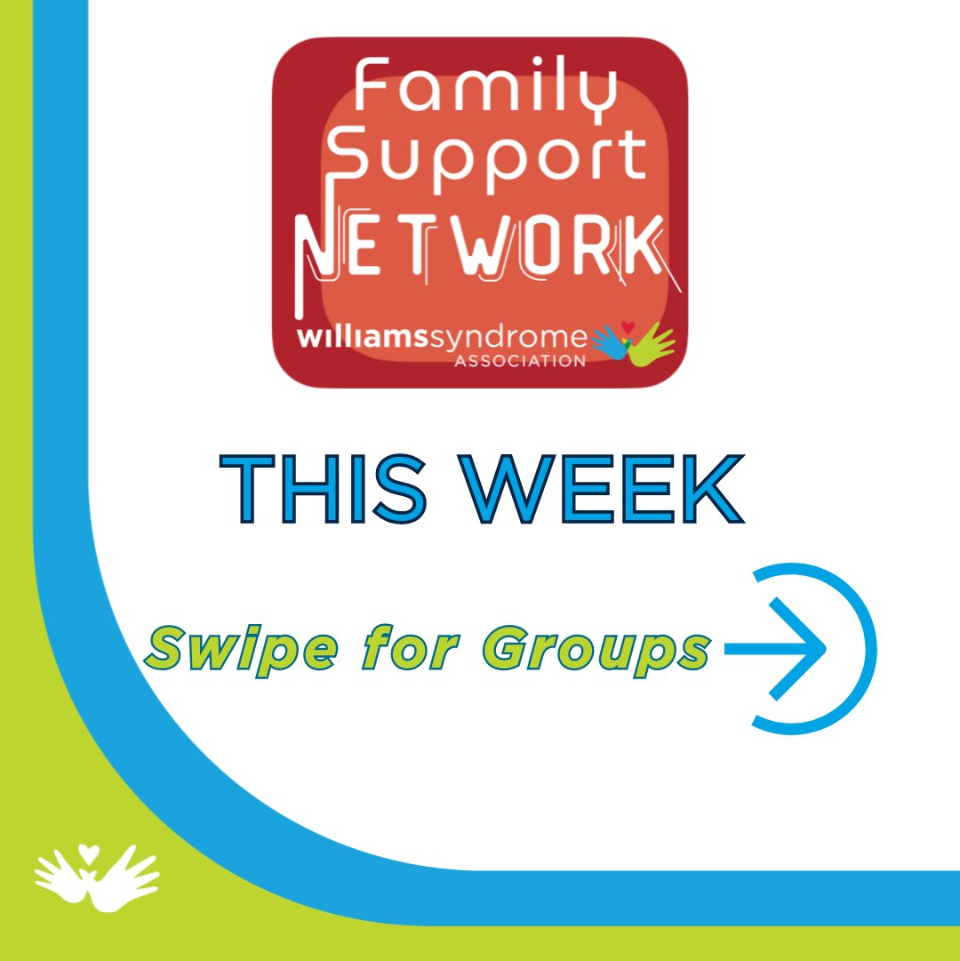 TheWSA's tweet photo. The WSA Family Support Network keeps a-rolling! Register at https://t.co/MEuueWDrBV
#williamssyndrome #williamssyndromeawareness #wsa #WSAFSN #WSAGroups https://t.co/mJSgmygZDY