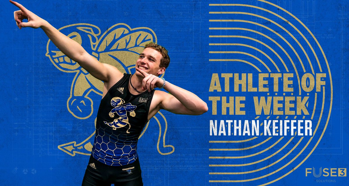 Another great week of Choctaw Track!

Let’s give it up for our athletes of the week!

Congrats Haylee Jaworsky &amp; Nathan Keiffer!

#GOLDStandardSpeed🐝🤙⚡️
