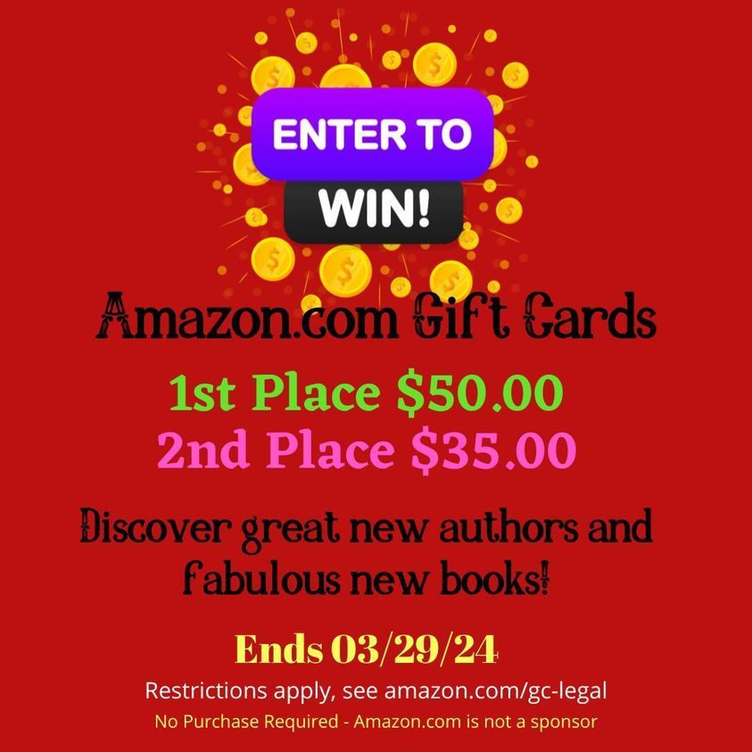 Who wants to win an Amazon.com Gift Card?? #Giveaway #Enter2Win #AmzAuthorGiveaway #AHAgrp buff.ly/49GhrgG?