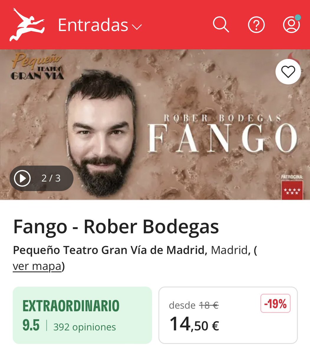 PLANETE PARA HOY EN MADRID: atrapalo.com/entradas/fango…