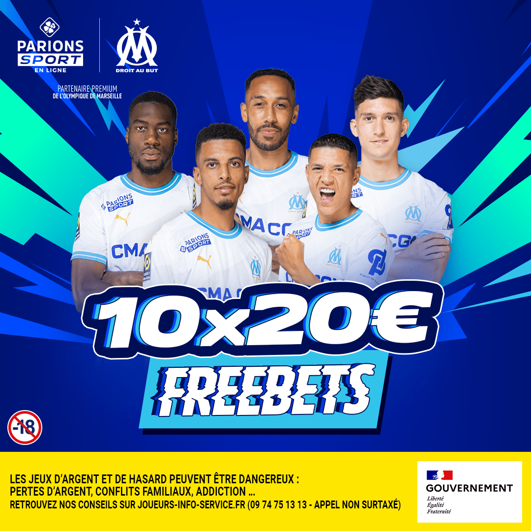 ParionsSport's tweet photo. ⚪🔵 Si l'OM s'impose à Rennes, on vous régale ! 

Pour participer, rien de plus simple 

👉 RT &amp; follow

Règlement: https://t.co/NgSqRNJOZU https://t.co/6YFqLcgkyT