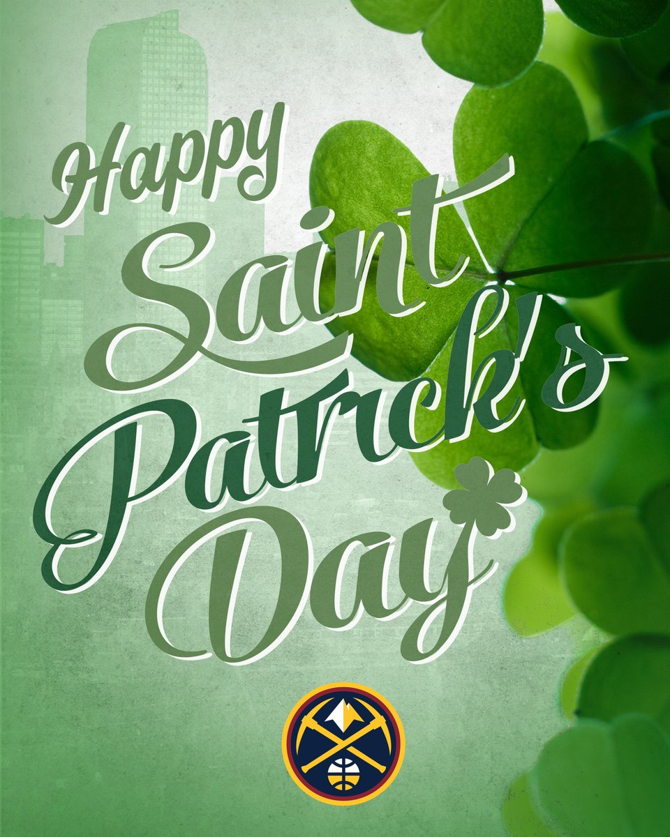 Happy St. Patrick's Day, Nuggets Nation! 🍀