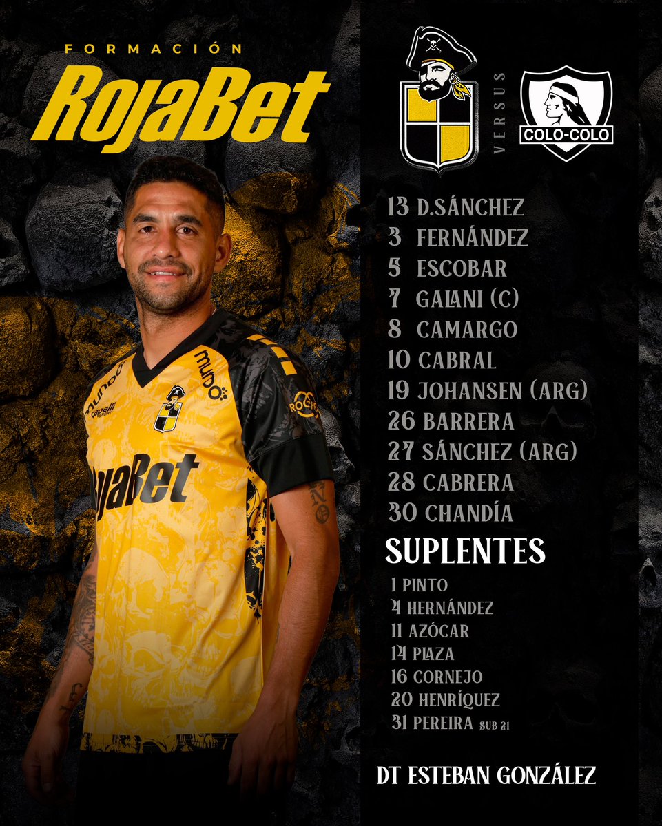 <a href="/Roja_Bet/">Rojabet</a> presenta la formación titular del AURINEGRO que vuelve a casa, partido válido por la Fecha 5 del #CampeonatoItaú 2024 🏟️💛☠️🖤

💪 ¡Fuerza y Coraje, PIRATA querido!

#NosVamosDeCaravana
