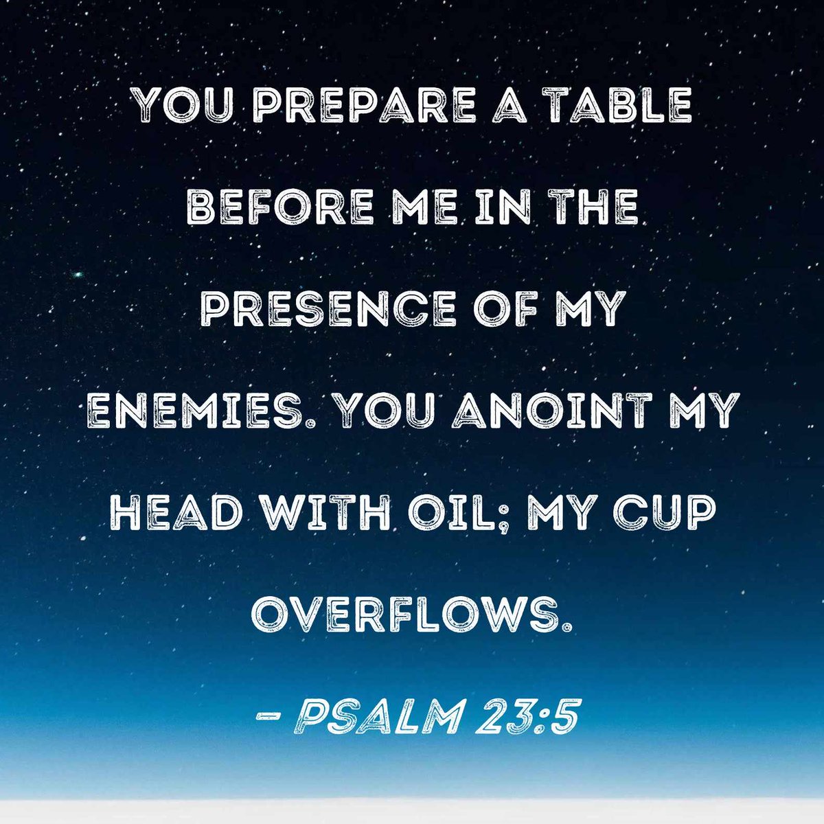 trinity220722's tweet photo. "A banquet is prepared for you in the presence of your enemies!" 🙏🙏🙏✨✨✨ xxxxx https://t.co/2drbH8MrIH