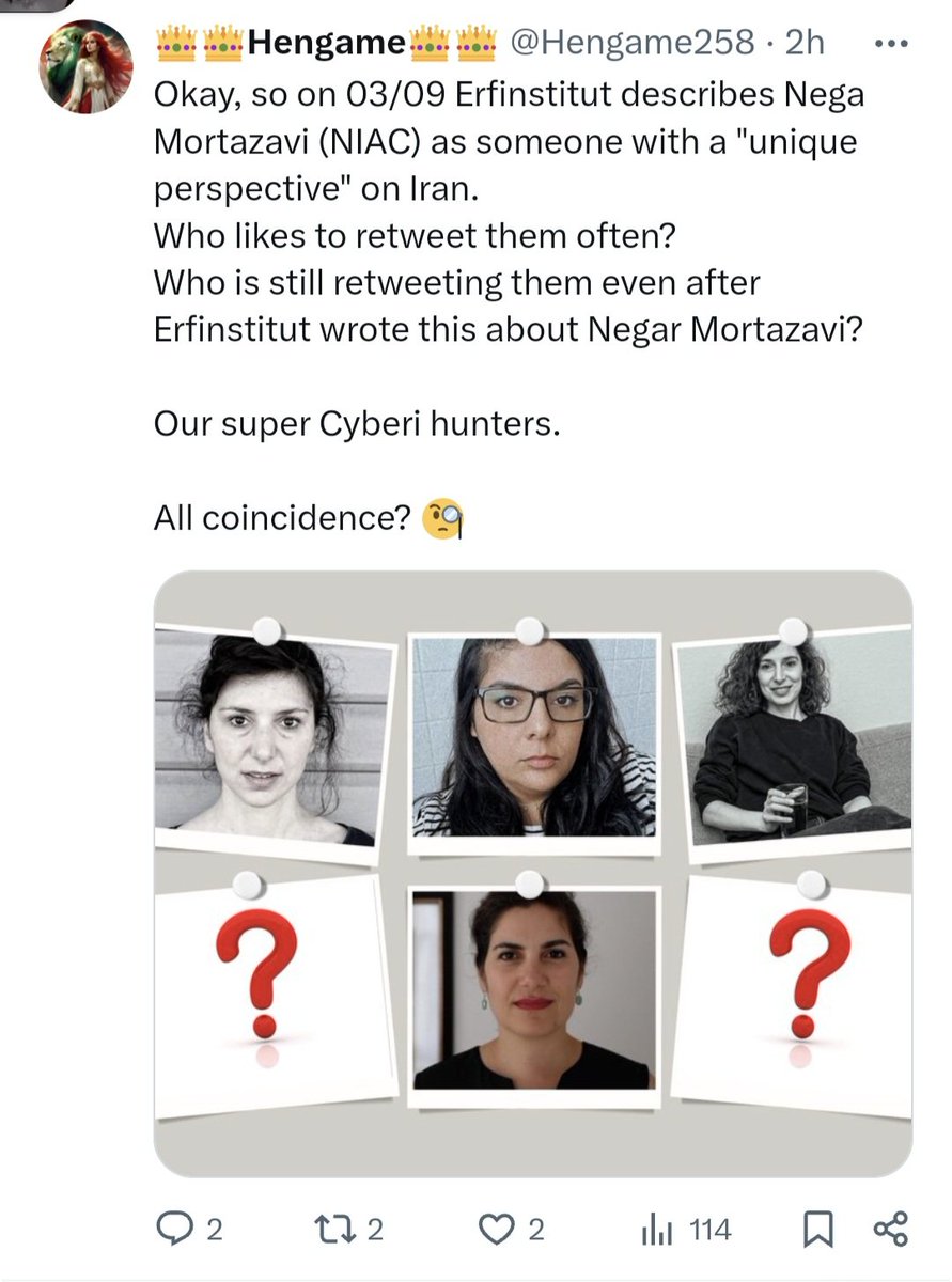 There is clear and unmistakable evidence that I am a secret NIACi 😜😱. 
I reposted a video from the erf institute which addresses the #WhiteRevolution of Mohammad Reza Shah Pahlavi and emphasizes the outstanding achievements of the Pahlavi era.