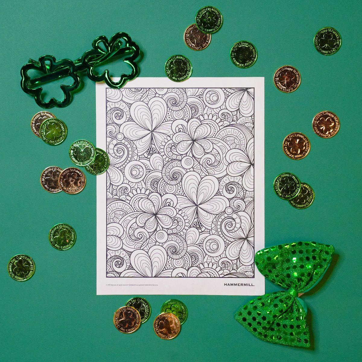 Green’s our lucky color. ☘️ Follow this link for a coloring sheet that’s even better than a pot of gold: bit.ly/3OsDmzh