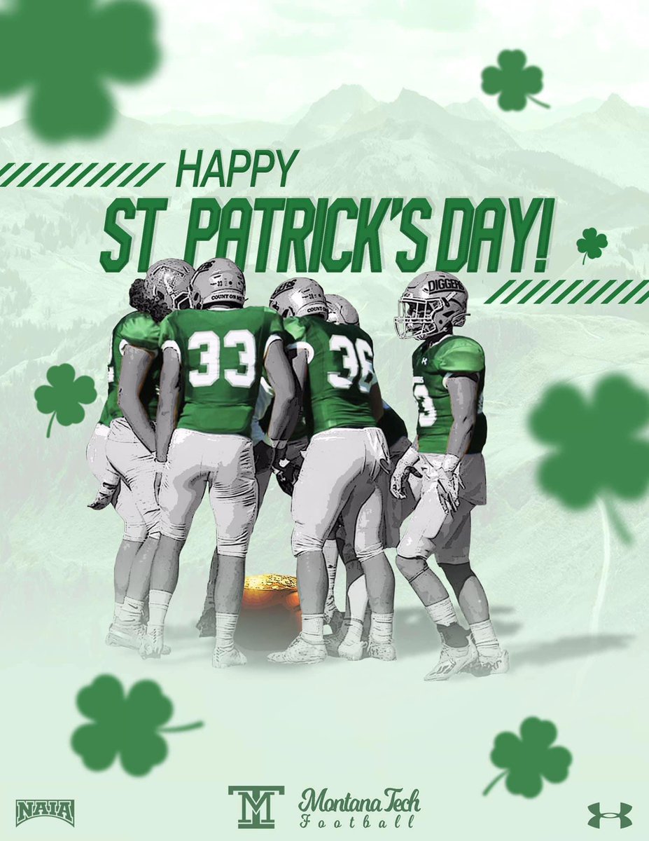 Happy St Patrick’s day from Butte America!!! Hope everyone has a great day!! Wear that Digger Green! ⚒☘️☘️☘️⚒ #RollDiggs #ButteAmerica