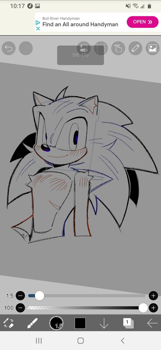 Sonkkdonk's tweet image. You can already tell I basically finished coloring by the colors on the lineart but idc pretend I haven't yet 🤫