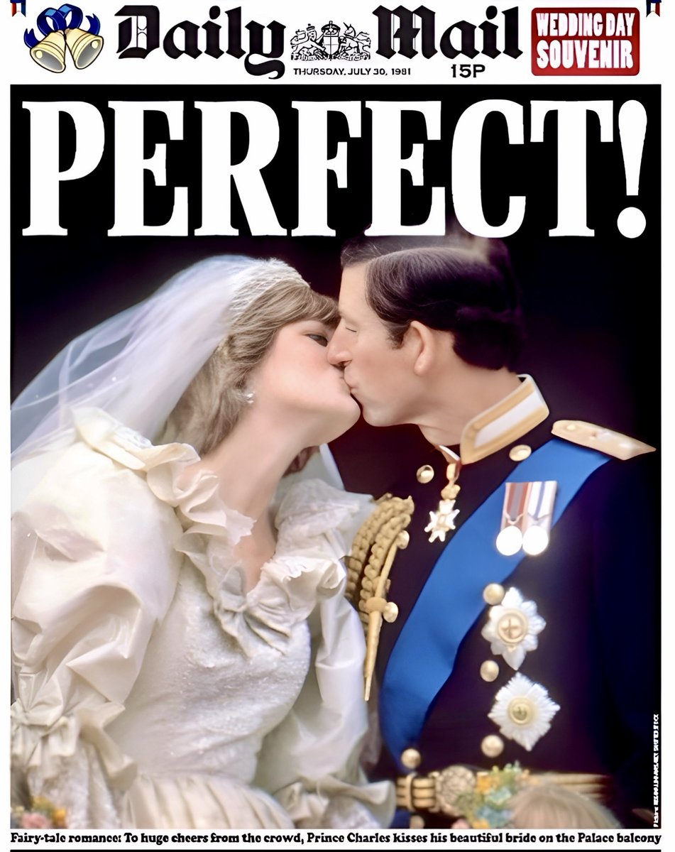 Do you remember the wedding of the century 1981? That headline didn’t age well, did it….