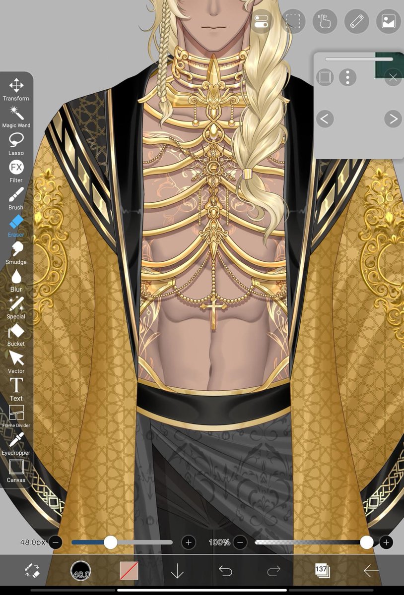 Kousapiiii's tweet image. Details on my son's outfit 
It is soo gonna be bling bling 😌🌠

#artist #Live2DCommission #Live2DWIP