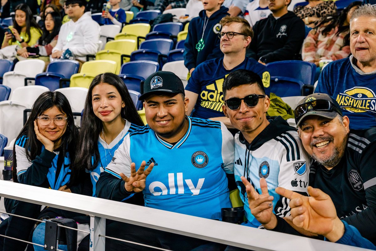 CharlotteFC's tweet photo. We never play in silence, no matter where we are 💙

Thank you to all of our fans for your incredible support in Nashville last night. #ForTheCrown https://t.co/5FW1cN0jX1