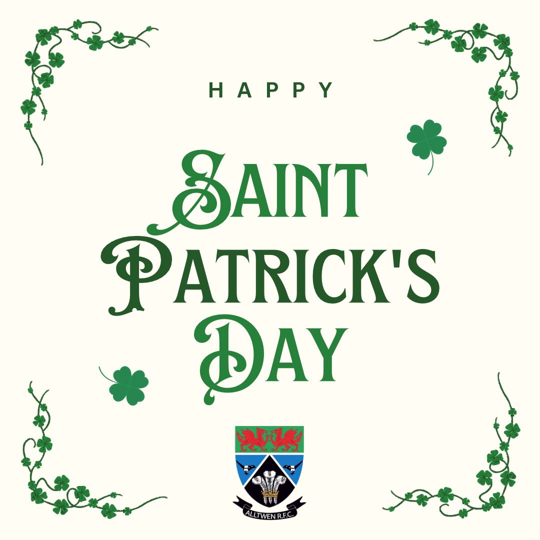 Dydd Gwyl Padrig Hapus!